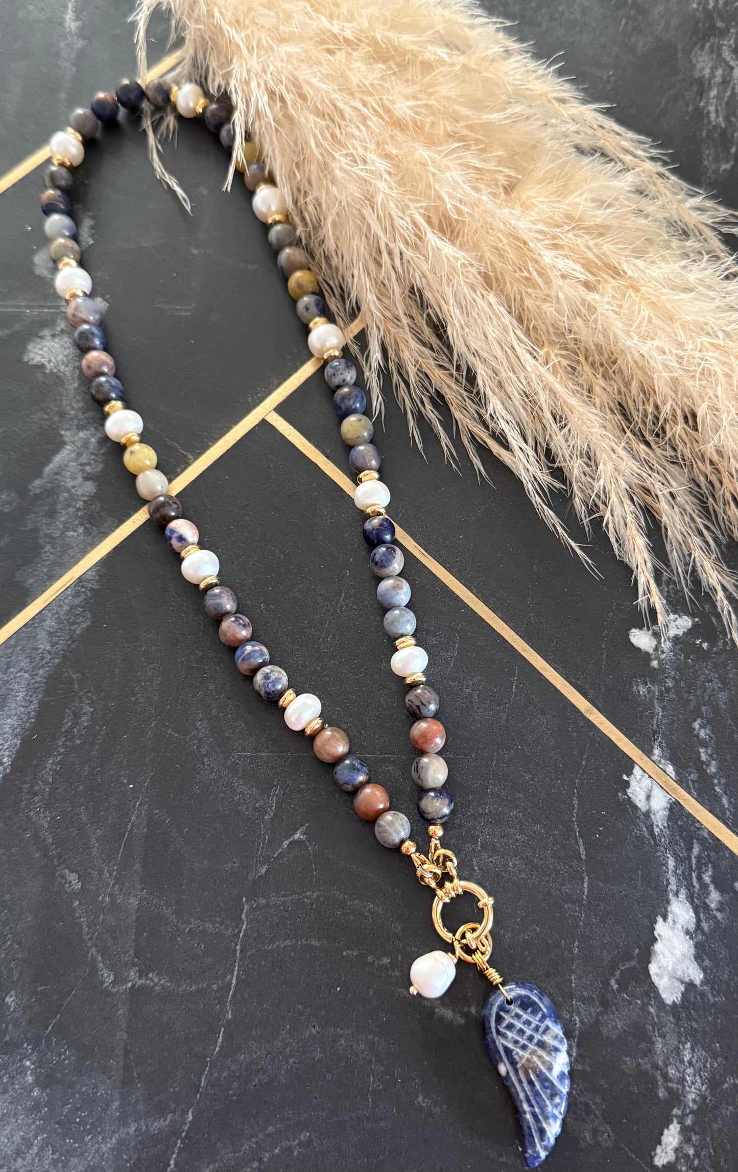 Sodalite Stone Necklace